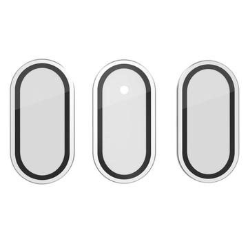 Meta Quest 3 VR Headset HD Filme protetor de lente de vidro temperado - Prateado - 3 Pecas.