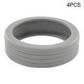 Conjunto de 4 peças de silicone para proteção de rodas de bagagem