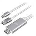 4smarts Lightning / HDMI 4K UHD Adapter - iPhone, iPad, iPod - 1.8m (Embalagem aberta - Satisfatório)