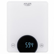 Balança de cozinha Adler AD 3173w - até 10kg - LED