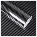 Vinil 5D com Textura de Fibra de Carbono para Forrar Interiores de Automóvel – Preto