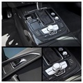 Vinil 5D com Textura de Fibra de Carbono para Forrar Interiores de Automóvel – Preto