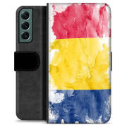 Bolsa tipo Carteira - Samsung Galaxy S22+ 5G - Bandeira da Roménia