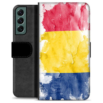 Bolsa tipo Carteira - Samsung Galaxy S22+ 5G - Bandeira da Roménia