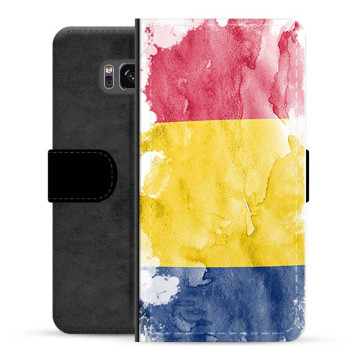 Bolsa tipo Carteira - Samsung Galaxy S8+ - Bandeira da Roménia