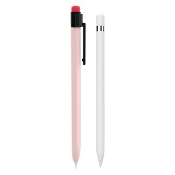 AHASTYLE PT80-1-K Para Apple Pencil 2ª Geração Caneta Stylus Capa de Silicone Capa Protetora Anti-queda - Rosa