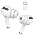 AHASTYLE PT99-2 1 par para Apple AirPods Pro 2 / AirPods Pro Pontas auriculares de silicone para auscultadores Bluetooth Tampa auricular, Tamanho M - Branco