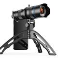 APEXEL HD Metal 20-40x Zoom Telescópio Lente Telefoto Monocular Lente de Câmara para Telefone para iPhone Samsung Huawei