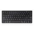 APPK78 Slim Wireless Bluetooth 3.0 Keyboard - Teclado portátil compacto para iPhone, iPad, Samsung, Android, Windows e computadores portáteis