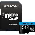 Cartão de memória Adata Premier microSDXC com adaptador SD AUSDX512GUICL10A1-RA1 - 512 GB