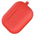 Capa em Silicone com Porta-Chaves A060 para AirPods 3 - Vermelho