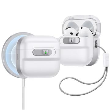 Capa HaloLock Pulse para AirPods 4 ESR - Compatível com MagSafe - Branco