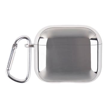 Capa de plástico galvanizado para AirPods 4 - Prata