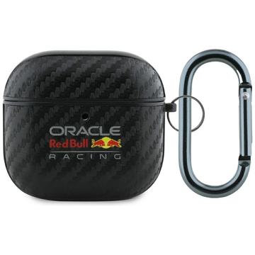 Capa para AirPods 4 Oracle Red Bull Carbon Logo - Preto