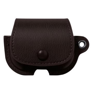Estojo estilo mochila para AirPods Pro 3 com fivela para porta-chaves - Castanho escuro