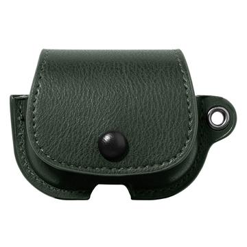 Estojo estilo mochila para AirPods Pro 3 com fivela para porta-chaves - Verde