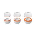 AirPods Pro/Pro 2 AhaStyle WG181 Pontas auriculares de substituição - 3 pares - Branco / Laranja