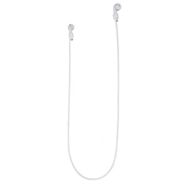 Correia de silicone para o pescoço dos AirPods/AirPods Pro 2 - 70 cm - Branco