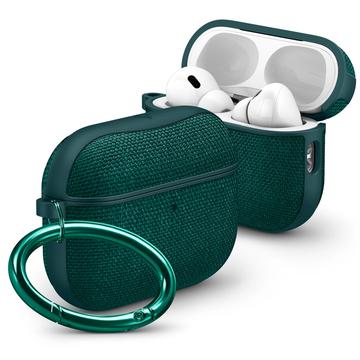 Capa híbrida Spigen Urban Fit para Airpods Pro 3 - Verde meia-noite