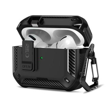 Capa para Airpods Pro 3 Tech-Protect Carbonox - Preto