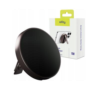 Carregador sem fios 2 em 1 de 15W Allity AWC-210 - Grafite