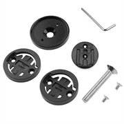 Suporte de montagem GPS em liga de alumínio com tampa superior para Garmin Edge