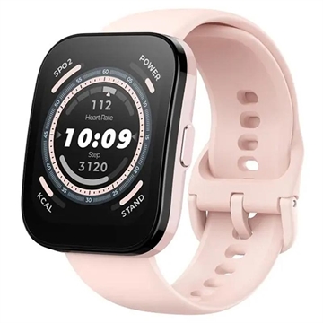 Relógio inteligente Amazfit Bip 5 - Ecrã de 1.91" - Rosa pastel