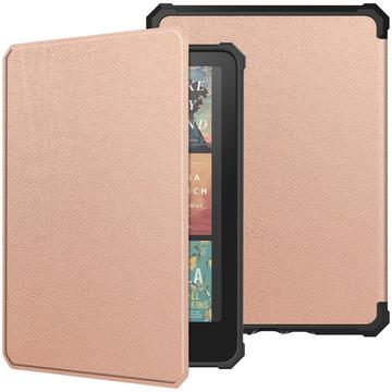 Capa Folio Inteligente para Amazon Kindle Paperwhite (2024) - Ouro Rosa