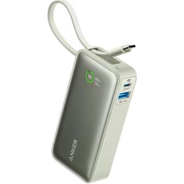 Anker Nano 545 10000mAh Power Bank com cabo USB-C - 30W - Verde