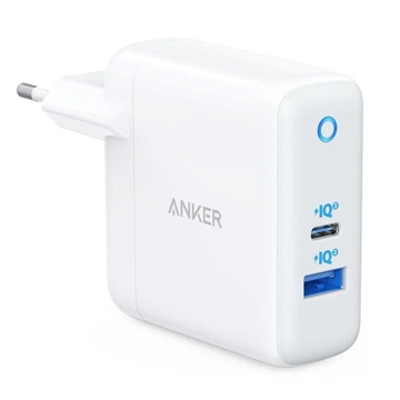 Carregador de parede de porta dupla Anker PowerPort PD+ 2 - 35W - Branco