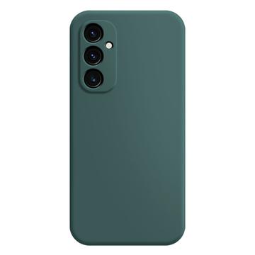 Capa de TPU Mate Antidedadas para Samsung Galaxy A14/A14 5G - Verde Escuro