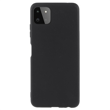 Capa de TPU Mate Antidedadas para Samsung Galaxy A22 5G, Galaxy F42 5G - Preto
