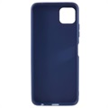 Capa de TPU Mate Antidedadas para Samsung Galaxy A22 5G, Galaxy F42 5G - Azul Escuro