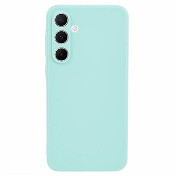 Capa de TPU Mate Anti Dedadas para Samsung Galaxy A35 - Ciano