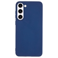 Capa de TPU Mate Anti Dedadas para Samsung Galaxy S23 5G - Azul