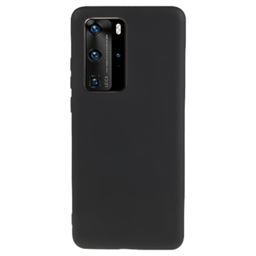 Capa de TPU Mate Anti Dedadas para Huawei P40 Pro - Preto
