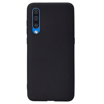 Capa de TPU Mate Anti Dedadas para Samsung Galaxy A50 - Preto