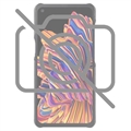Capa de TPU Mate Anti Dedadas para Samsung Galaxy Xcover Pro - Preto