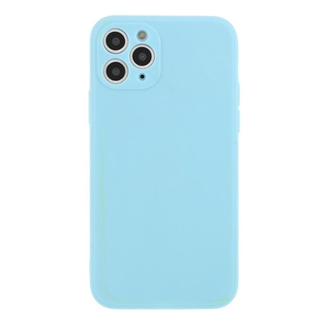 Capa de TPU Mate Anti Dedadas para iPhone 11 Pro - Azul Bebé