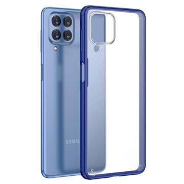 Capa Híbrida Antichoques para Samsung Galaxy M53 - Azul / Transparente