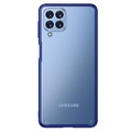 Capa Híbrida Antichoques para Samsung Galaxy M53 - Azul / Transparente