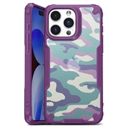 Capa Híbrida Antichoques para iPhone 15 Pro Max - Camuflagem