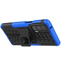 Capa Híbrida Antiderrapante para Motorola Edge 20 Pro - Azul / Preto