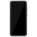 Bolsa Híbrida Antiderrapante Com Suporte Para Samsung Galaxy A70 - Preto