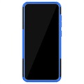 Bolsa Híbrida Antiderrapante Com Suporte Para Samsung Galaxy A70 - Azul / Preto