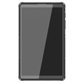 Capa Híbrida Antiderrapante com Suporte para Samsung Galaxy Tab A7 Lite - Preto