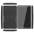 Capa Híbrida Antiderrapante com Suporte para Samsung Galaxy Tab A7 Lite - Preto