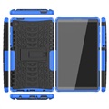 Capa Híbrida Antiderrapante com Suporte para Samsung Galaxy Tab A7 Lite - Azul / Preto
