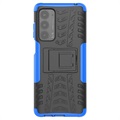 Capa Híbrida Antiderrapante para Motorola Edge (2021) - Azul / Preto