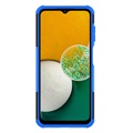 Capa Híbrida Antiderrapante com Suporte para Samsung Galaxy A13 - Azul / Preto